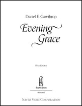 Evening Grace SSAA choral sheet music cover